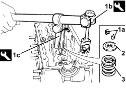 SINGLE CYLINDER HEAD, REMOVED - OVERHAUL