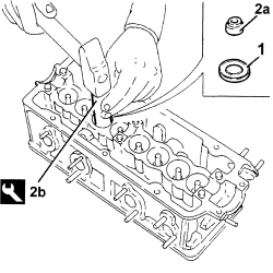 SINGLE CYLINDER HEAD, REMOVED - OVERHAUL