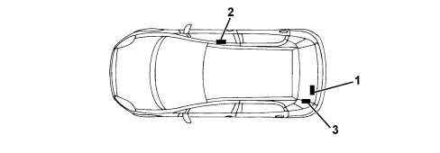 POSITION OF IDENTIFICATION PLATES AND BODYSHELL MARKING