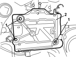 BATTERY SUPPORT/DRIP TRAY - R.R