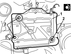 BATTERY SUPPORT/DRIP TRAY - R.R