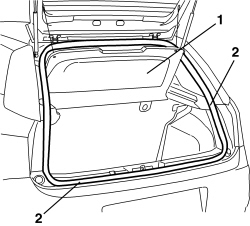 TAILGATE COMPARTMENT SEAL - R+R