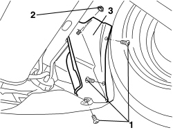 LEFT REAR WHEEL ARCH LINER - R.R