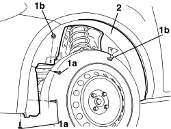 LEFT FRONT WHEEL ARCH LINER - R.R.