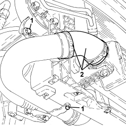 HEAT EXCHANGER AIR INLET HOSE - R.R.
