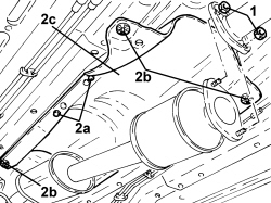 CATALYTIC CONVERTER HEAT SHIELD - R.R