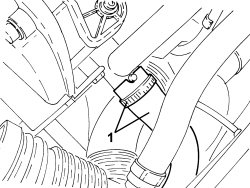 LOWER RADIATOR COOLANT OUTLET HOSE - R.R.