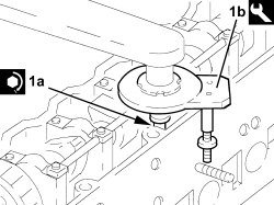 ENGINE - DISMANTLE AND REASSEMBLE FOLLOWING OPERATION 1004E10 - WASH AND CHECK DISMANTLED PARTS - REFIT CYLINDER HEAD AND OIL SUMP - DOES NOT INCLUDE REPAIRS TO CYLINDER HEAD AND AUXILIARY UNIT