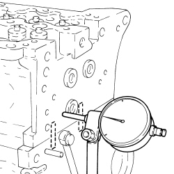 ENGINE - DISMANTLE AND REASSEMBLE FOLLOWING OPERATION 1004E10 - WASH AND CHECK DISMANTLED PARTS - REFIT CYLINDER HEAD AND OIL SUMP - DOES NOT INCLUDE REPAIRS TO CYLINDER HEAD AND AUXILIARY UNIT