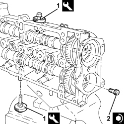 SINGLE CYLINDER HEAD, REMOVED - OVERHAUL