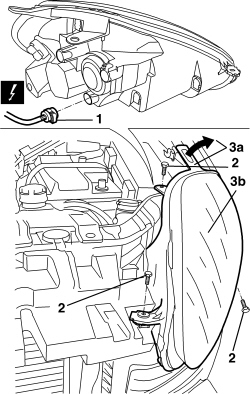 LEFT FRONT HEADLAMP - R.R