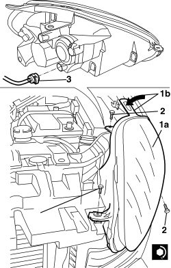 LEFT FRONT HEADLAMP - R.R