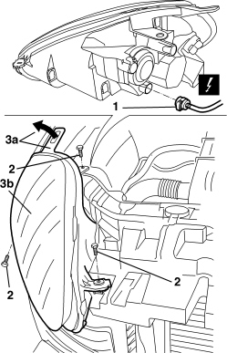 RIGHT FRONT HEADLAMP - R.R
