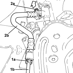 SUPPLY HOSE TO OPERATING CYLINDER - R.R.