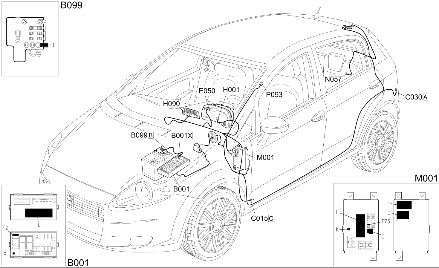 BOOT OPENING - COMPONENT LOCATION