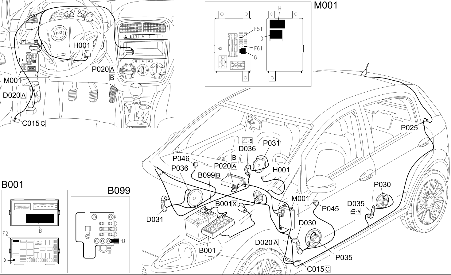 RADIO - COMPONENT LOCATION