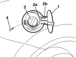 FUEL FILLER ACCESS FLAP - R+R