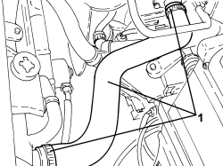 UPPER RADIATOR COOLANT OUTLET HOSE - R.R.
