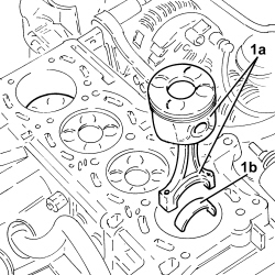 CONNECTING ROD AND PISTON SET - R.R