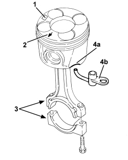 CONNECTING ROD AND PISTON SET - R.R