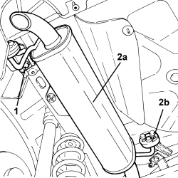 REAR EXHAUST SILENCER - R + R