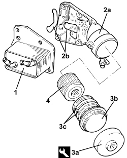 ENGINE OIL HEAT EXCHANGER - R + R