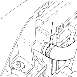 UPPER RADIATOR COOLANT OUTLET HOSE - R.R.