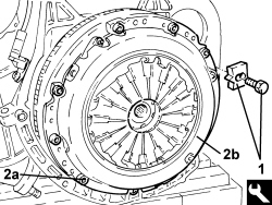 CLUTCH - R + R WITH GEARBOX REMOVED