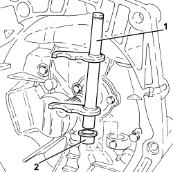 THRUST BEARING LINKAGE - R + R WITH GEARBOX REMOVED