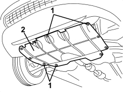 UNDER ENGINE PROTECTION/GUARD - R.R.