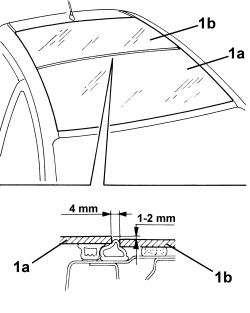 SUN-ROOF GLASS - ALIGNMENT