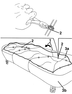 REAR SEAT CUSHION TRIM - R.R.