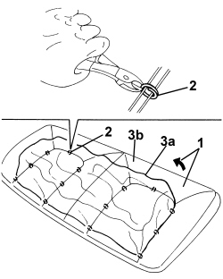 TRIM FOR REAR SEAT BACKREST - R.R.