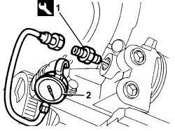 ENGINE LUBRICATION SYSTEM - CHECK SUPPLY PRESSURE