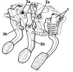 PEDAL UNIT MOUNT - R.R.