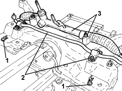 FRONT SUSPENSION CROSSMEMBER - R.R