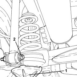 REAR SUSPENSION SHOCK ABSORBERS - R.R