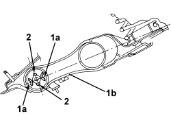 REAR SUSPENSION CROSSMEMBER/AXLE BUSHES - REPLACE