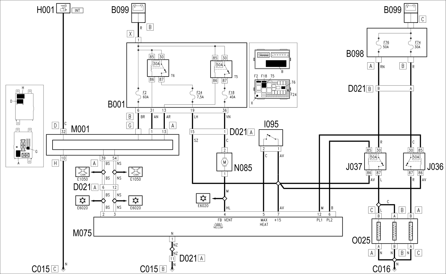 ADDITIONAL HEATER - WIRING DIAGRAM