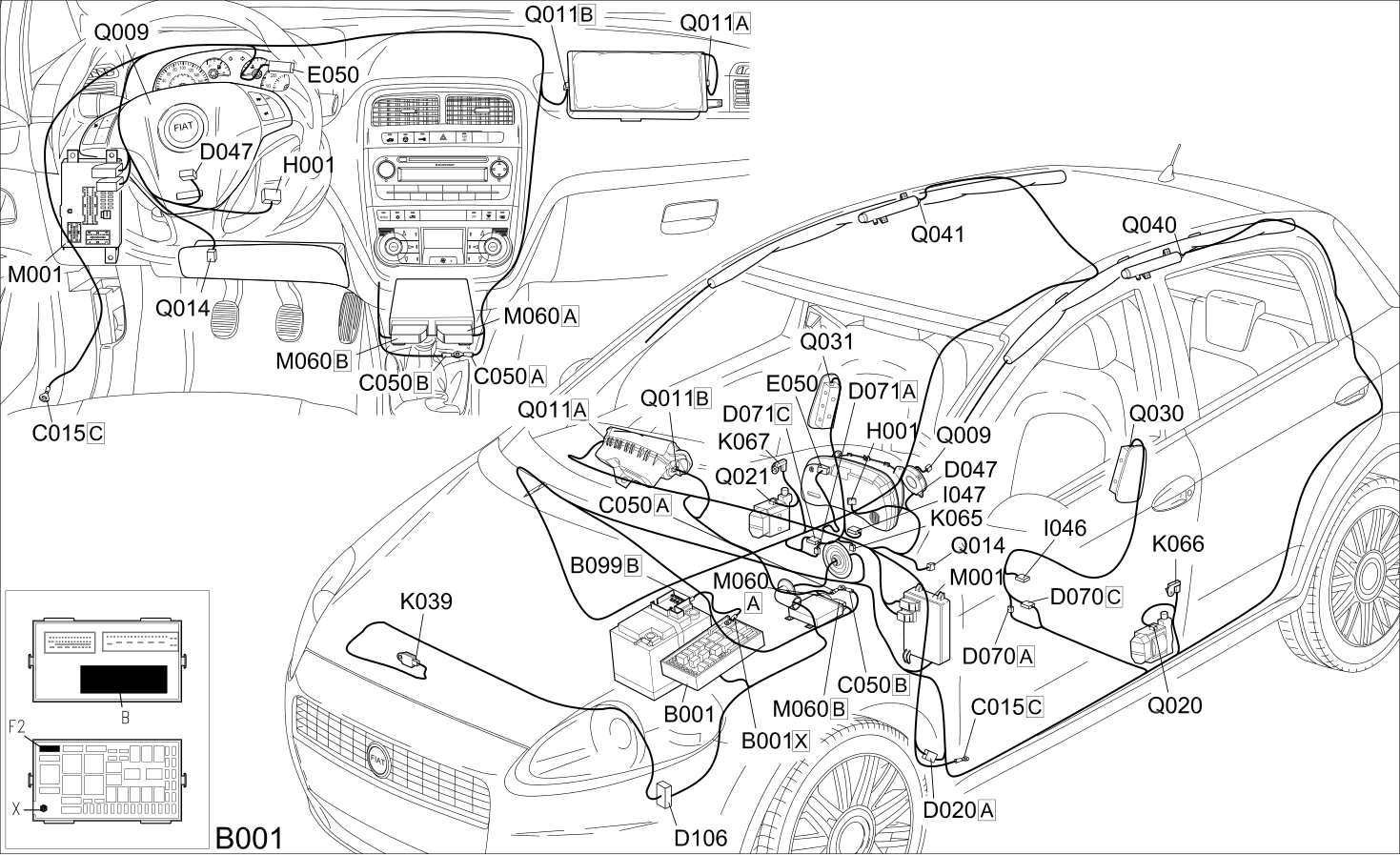 AIR BAG - COMPONENT LOCATION