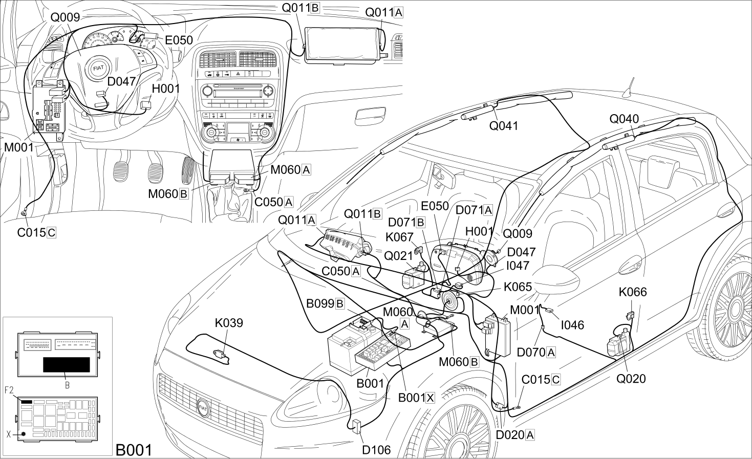 AIR BAG - COMPONENT LOCATION