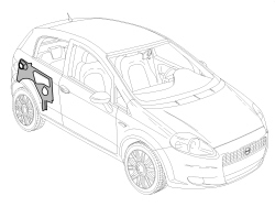 R.R. REAR WING FRAME