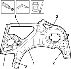 R.R. REAR WING FRAME