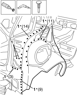 R.R. REAR WING FRAME