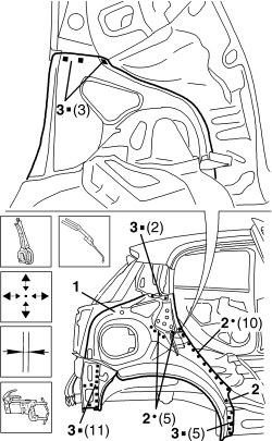 R.R. REAR WING FRAME