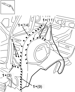 R.R. REAR WING FRAME