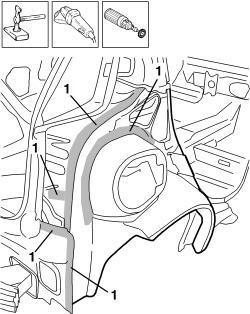 R.R. REAR WING FRAME