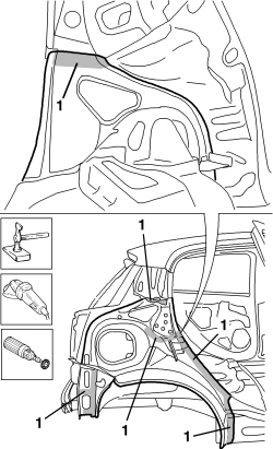 R.R. REAR WING FRAME