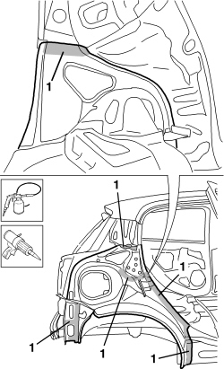 R.R. REAR WING FRAME