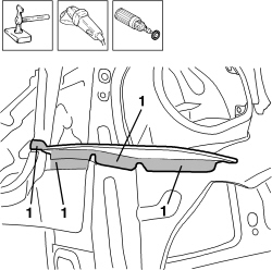 R.R. REAR WING LOWER FRAME